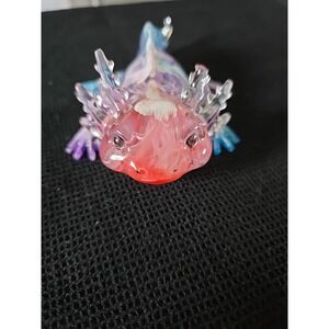 Resin Axolotl Lizard Pink Blue White  Decoration‎ Gift.  589
